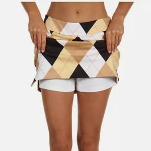 Loudmouth Ladies Golf Skort Skirt 10 NEW